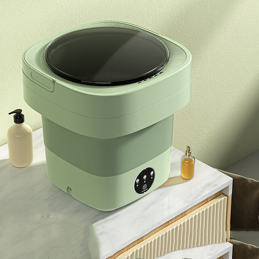 Mini Foldable Portable Washing Machine for Socks, Underwear & Baby Clothes with Spin Dry