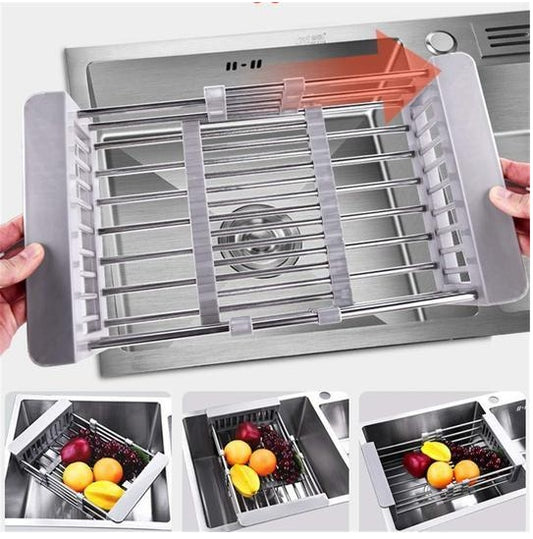 Stainless Steel Kitchen Sink Drain Basket | Food Strainer & Debris Filter