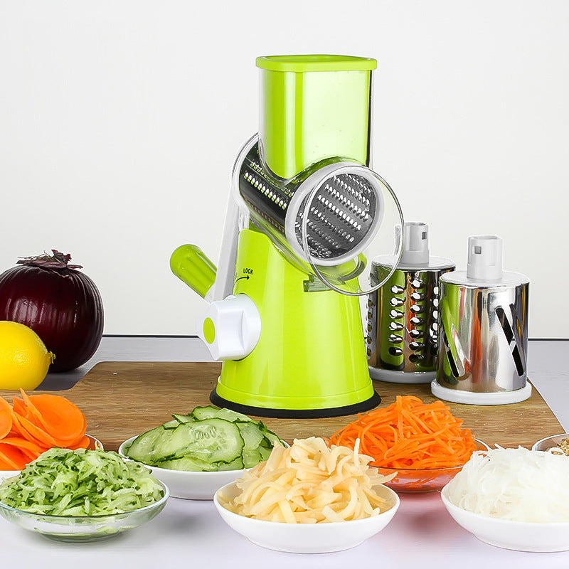Round Vegetable Chopper & Slicer – Multi-Functional Food Processor