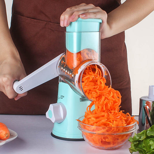 Round Vegetable Chopper & Slicer – Multi-Functional Food Processor