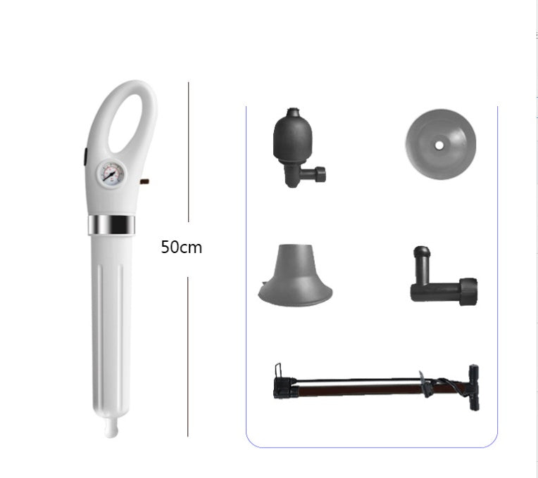 High-Pressure Toilet Plunger – Air Drain Blaster Gun for Bathroom