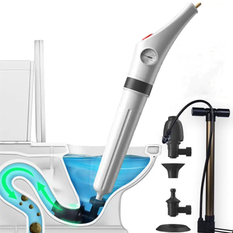 High-Pressure Toilet Plunger – Air Drain Blaster Gun for Bathroom