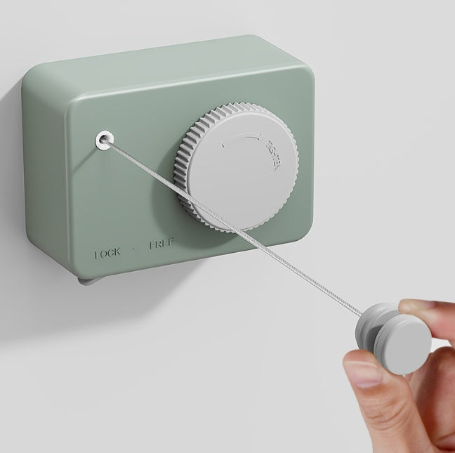 Invisible Retractable Clothesline – Punch-Free Indoor Bathroom & Balcony Drying Rack