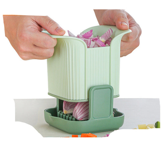 Multifunctional Vegetable Chopper & Slicer – Hand-Press Cutter for Fries, Onions, Cucumbers & Potatoes