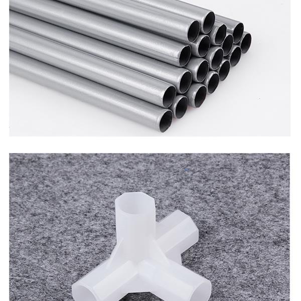 6-Tier Double Row Fabric Shoe Cabinet with 12 Grids – Dustproof & Space-Saving Storage Organizer (Gray)