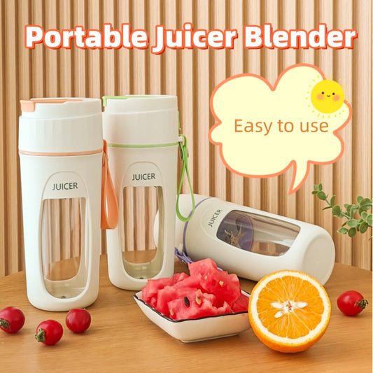 Portable USB Rechargeable Electric Blender Cup – Mini Juicer for Travel & Outdoor Use