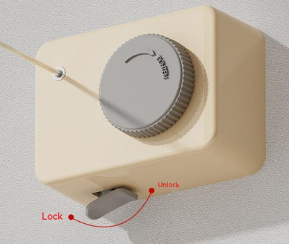 Invisible Retractable Clothesline – Punch-Free Indoor Bathroom & Balcony Drying Rack