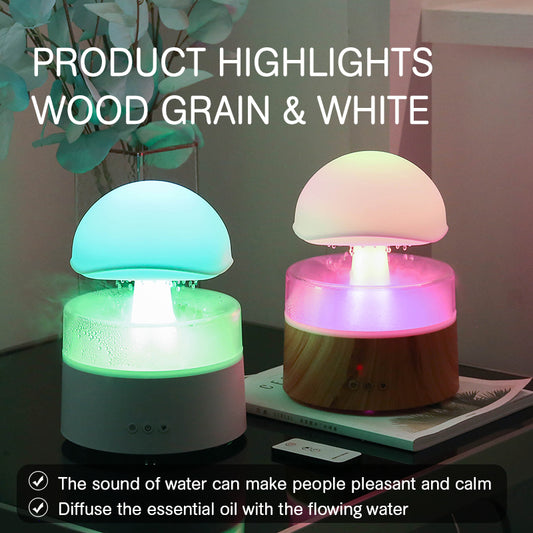 Rain Cloud Humidifier Ultrasonic Aroma Diffuser for Home & Office