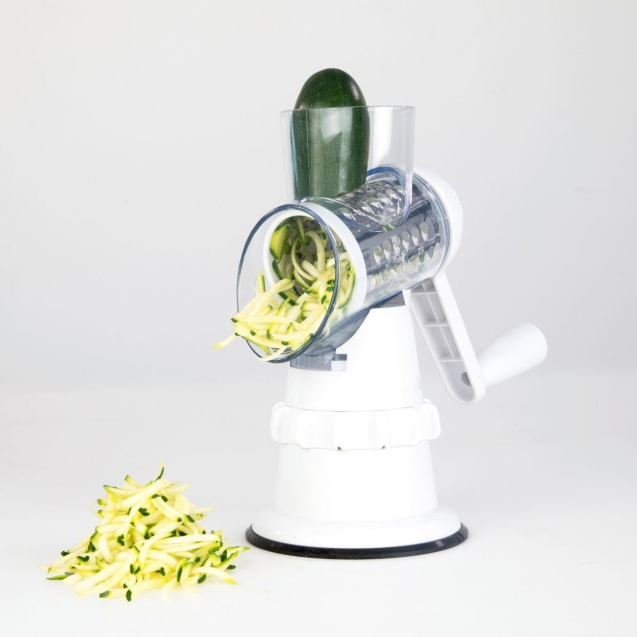 3-in-1 Manual Vegetable Slicer & Grater – Round Chopper, Mandolin Shredder for Kitchen